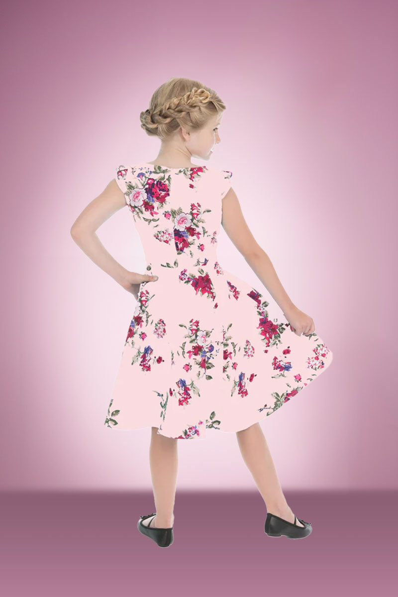 Royal Ballet in Pink Children’s Swing Dress