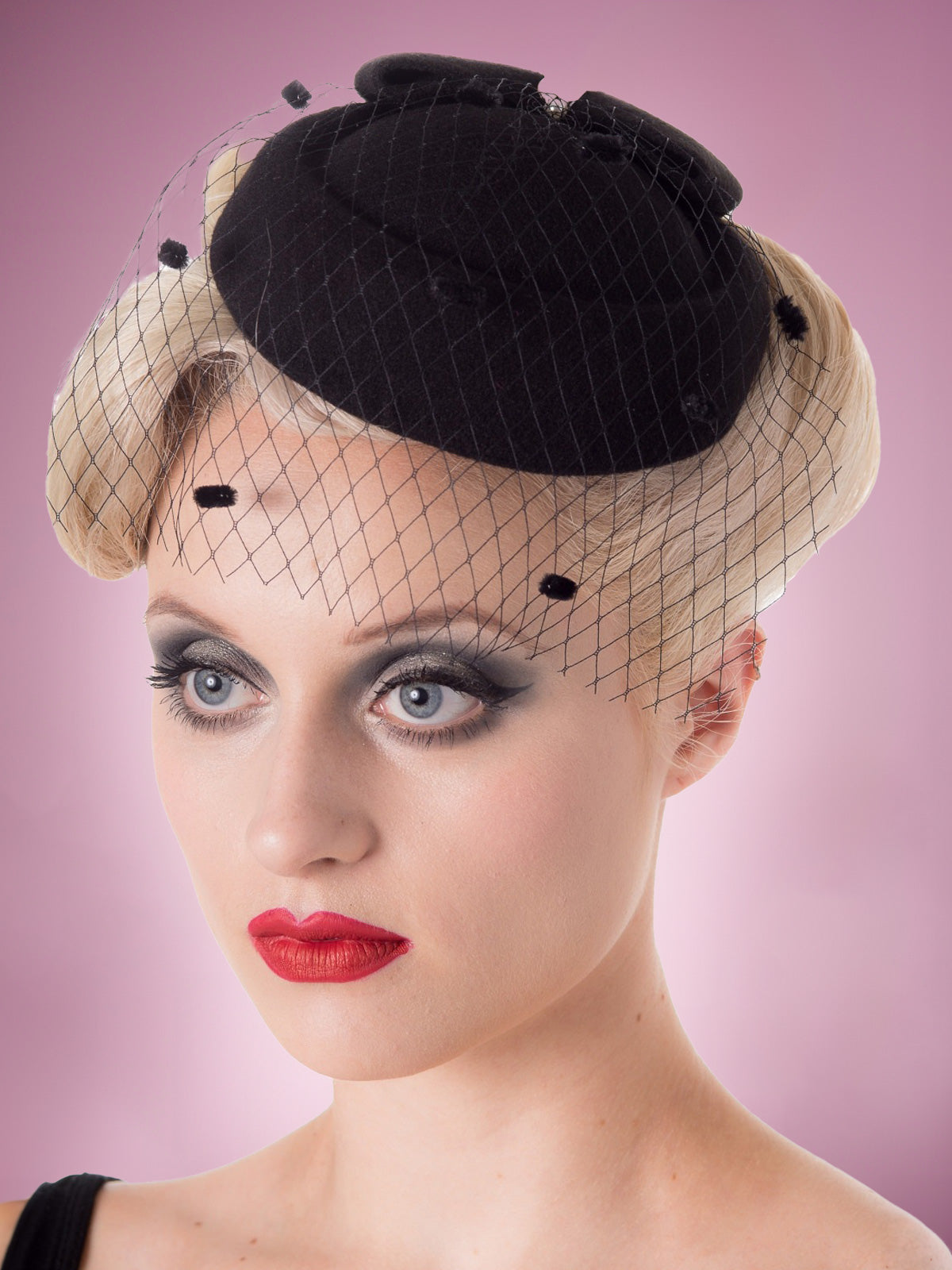 Seonaid Fascinator - Black