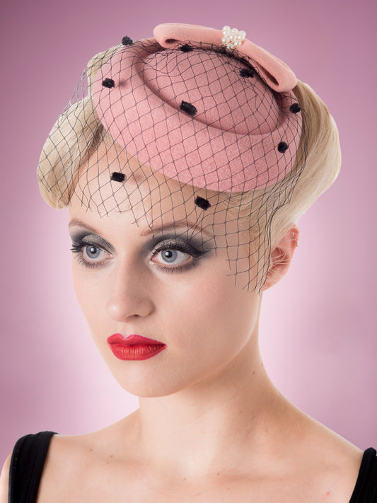 Seonaid Fascinator - Pink