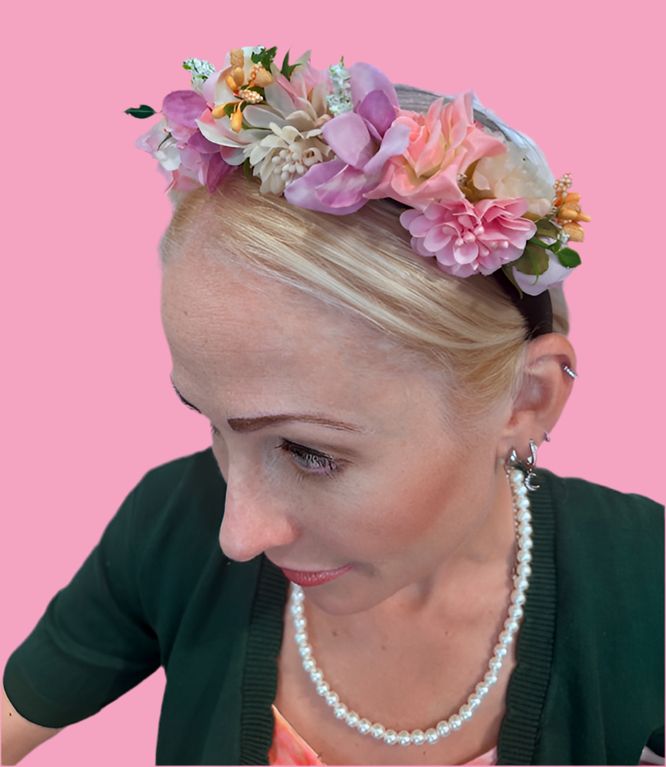 Spring Bouquet Head Crown