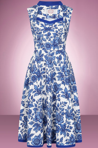 Blue Thistle Swing Dress