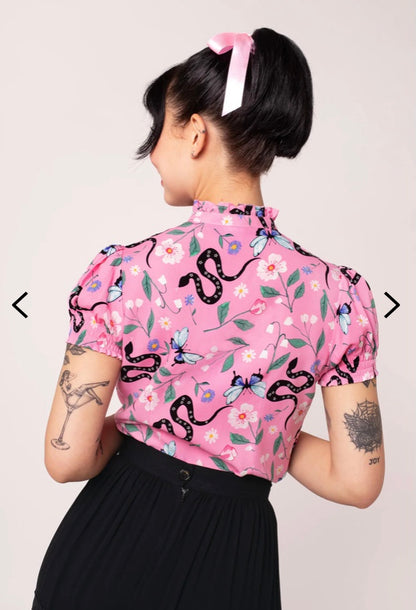 Sassy Snake Blouse
