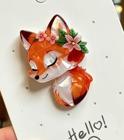 Foxy Brooch