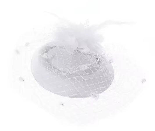 Sasha Fascinator - White