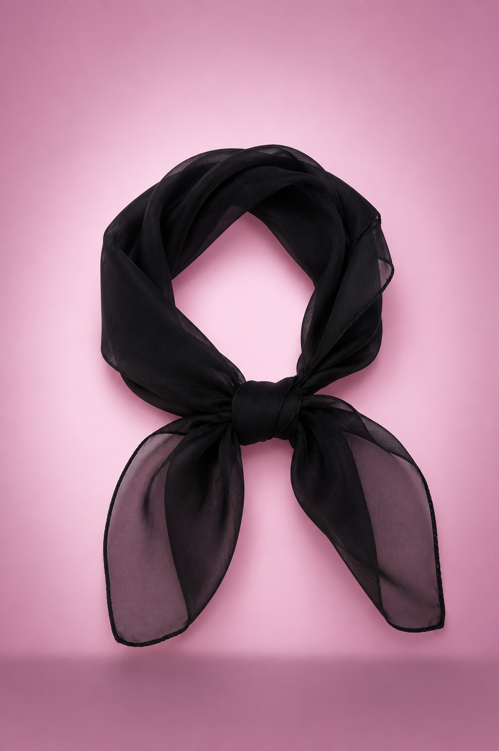 Haifa Head and Neck Scarf in Black