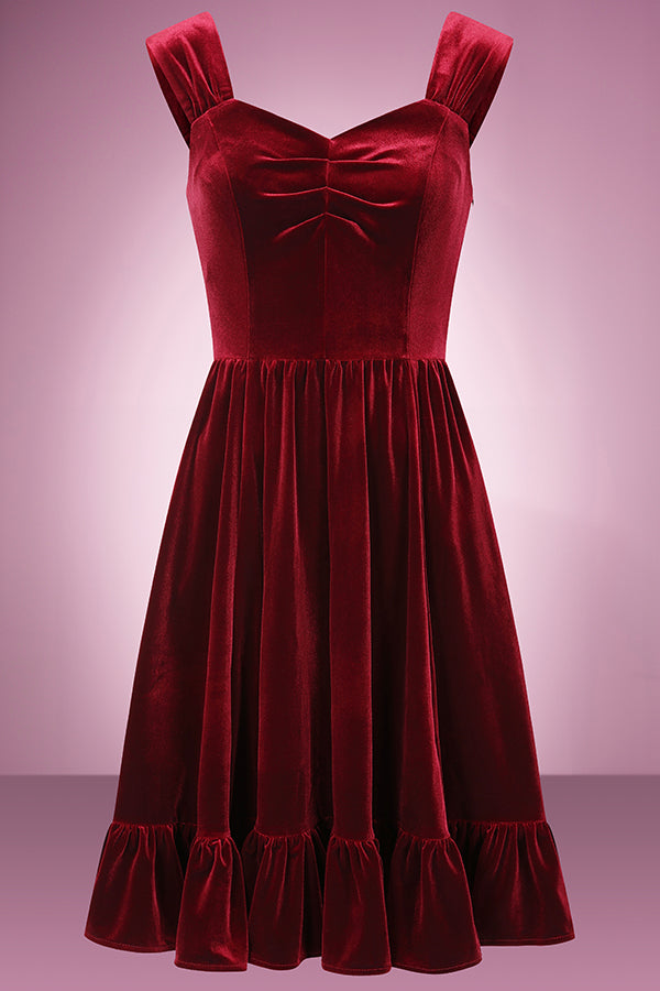 Victoria Velvet Swing Dress