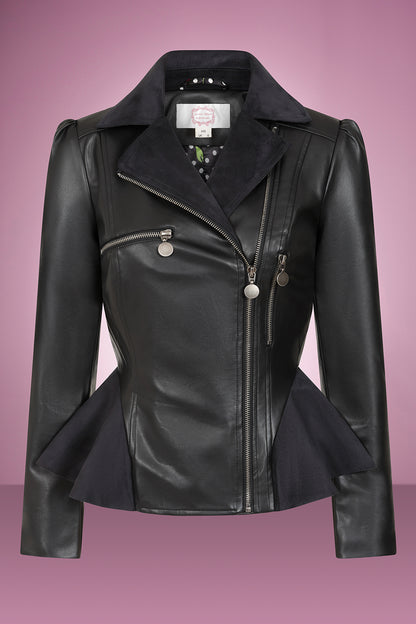 Rizzo Jacket with Cherry Lining