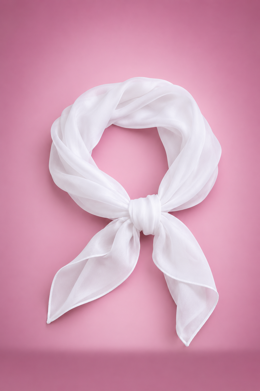 Haifa Head and Neck Scarf in White