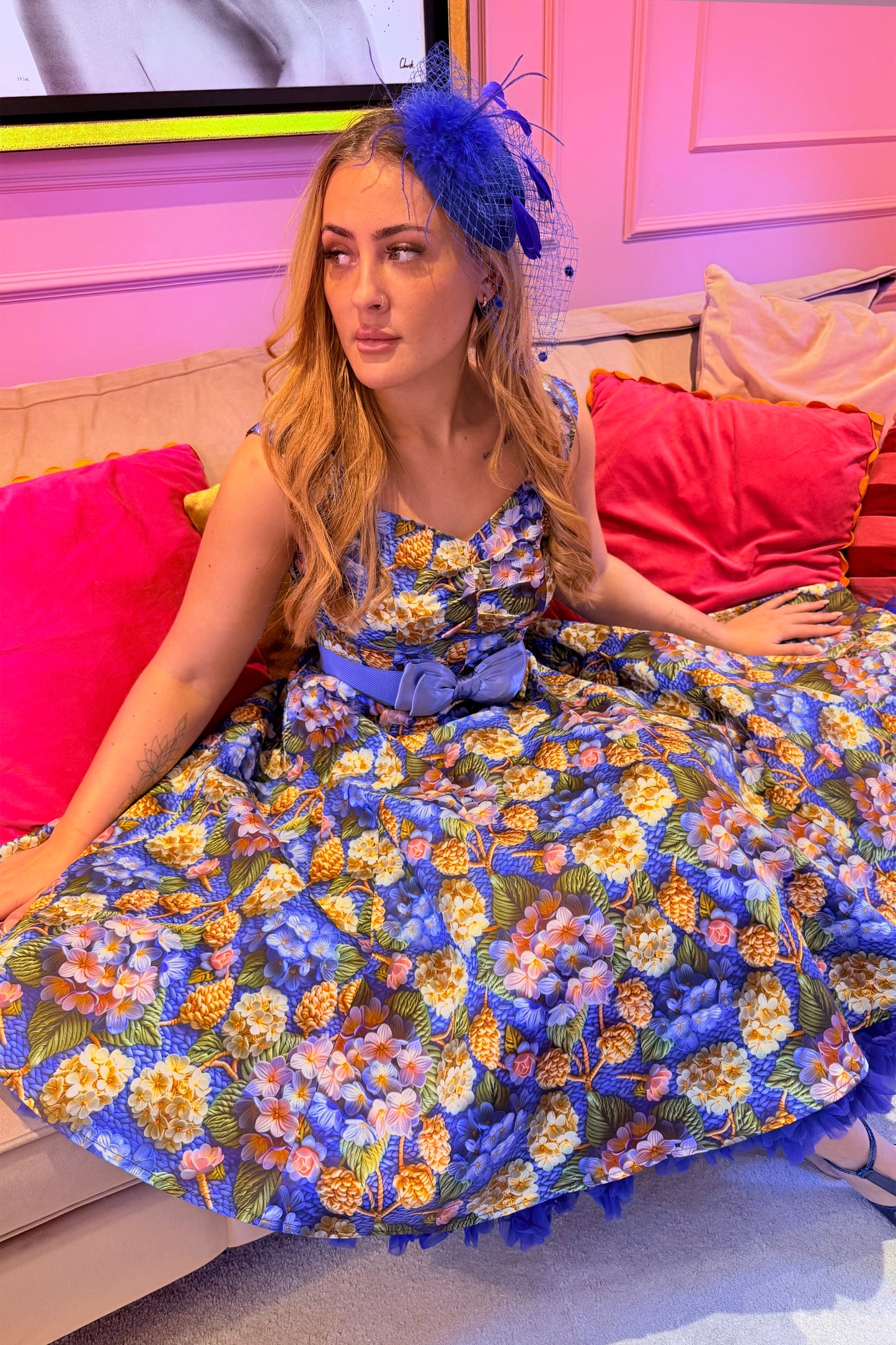 Hydrangea Heirloom Swing Dress