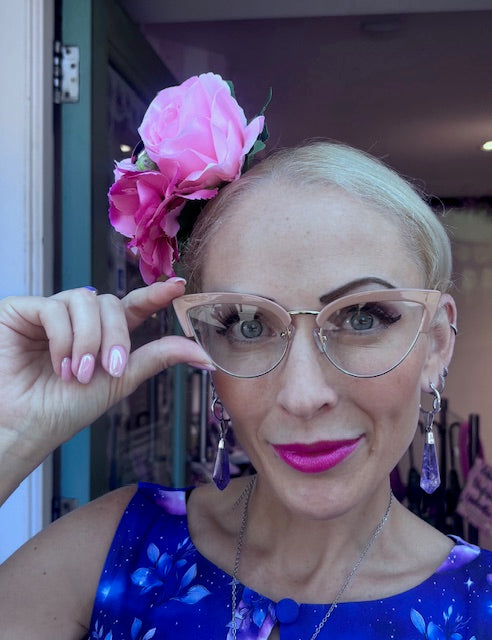 Caramel Cat Wing Glasses