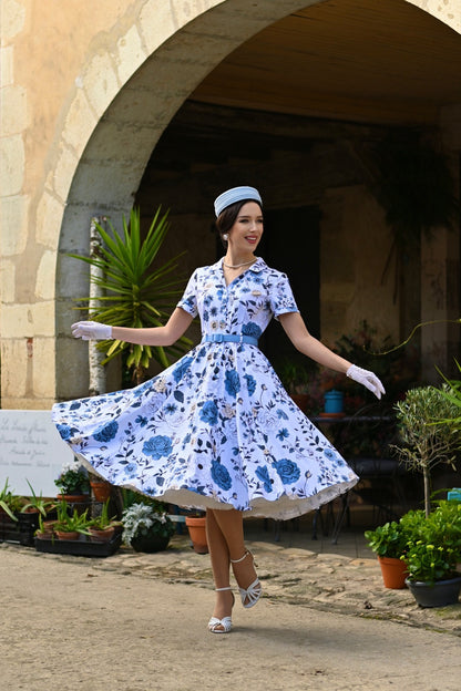 Cornflower Meadow Swing Dress
