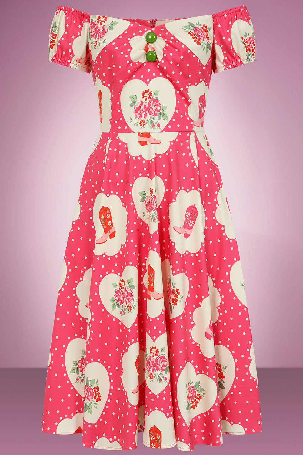 Hearts “N” Boots Swing Dress PRE ORDER
