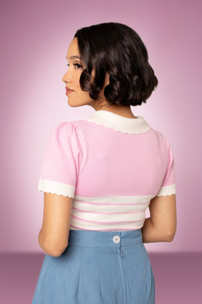 Evelyn Top in Pink