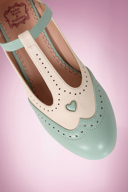 Betty Brogues in Sage PRE ORDER