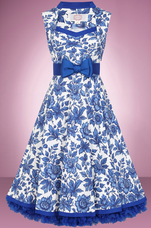 Blue Thistle Swing Dress
