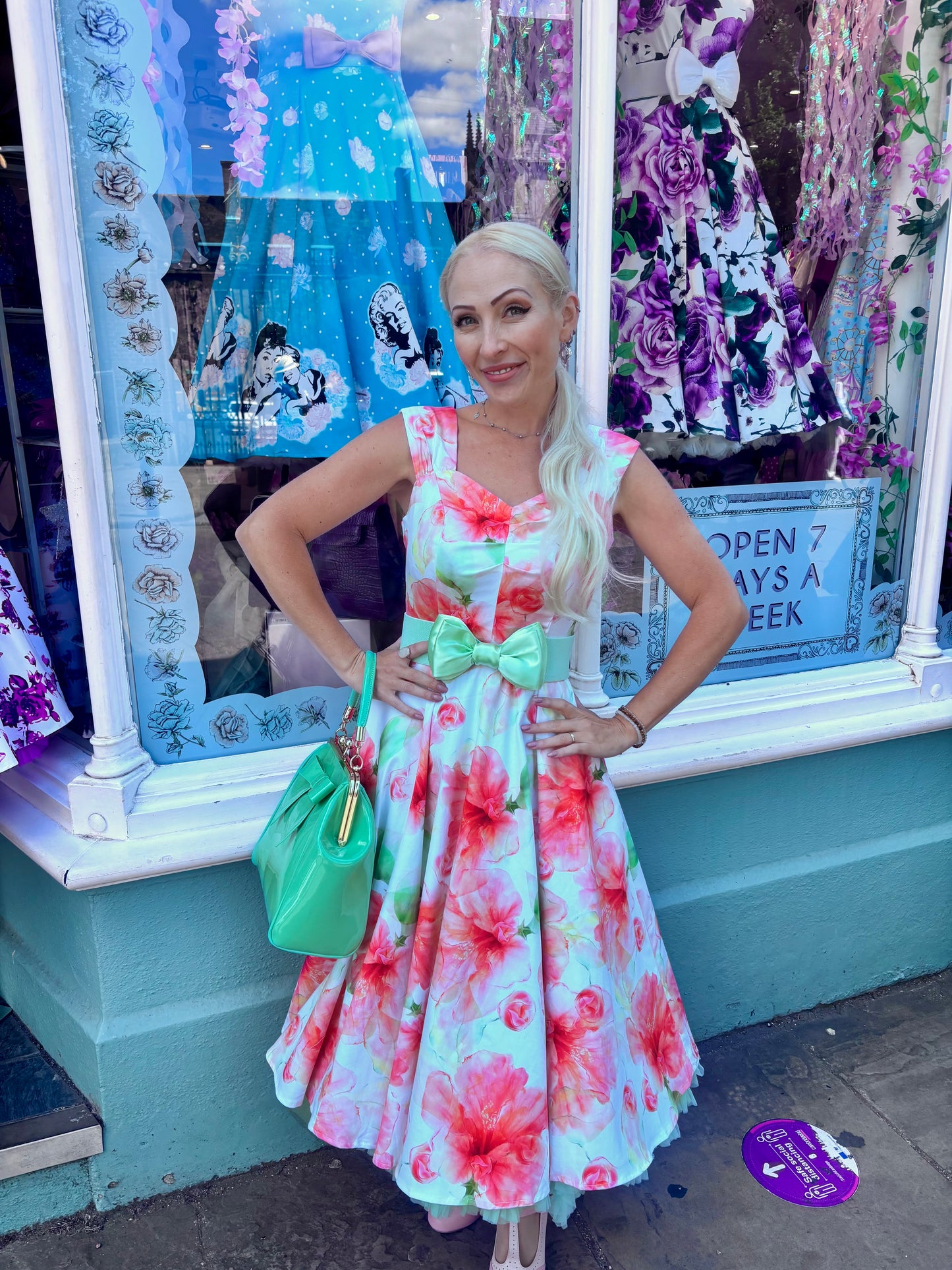 Peachy Keen Swing Dress