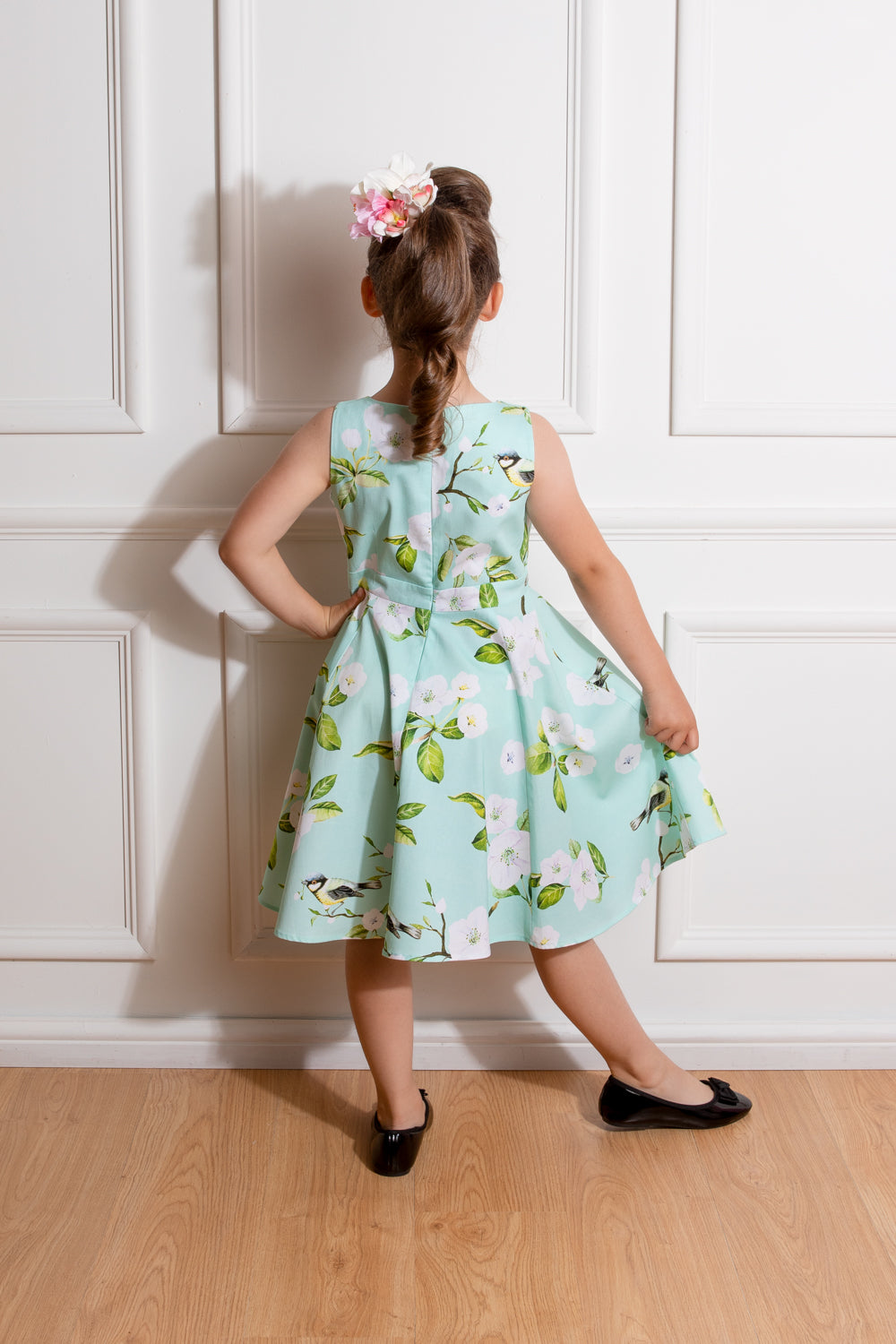 Andrea Floral Children’s Swing Dress