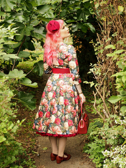 Rosewood Romance Swing Dress
