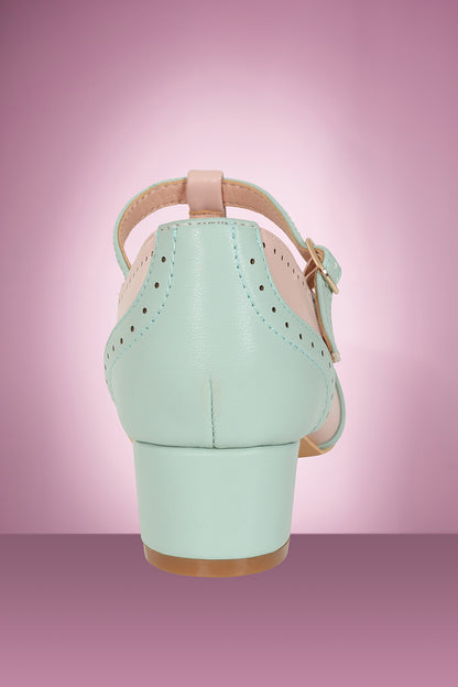 Betty Brogues Sage Green PRE ORDER