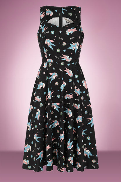 Love Birds Swing Dress