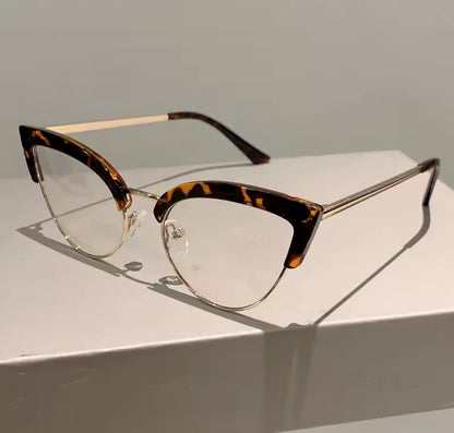 Tortoiseshell Cat Wing Glasses