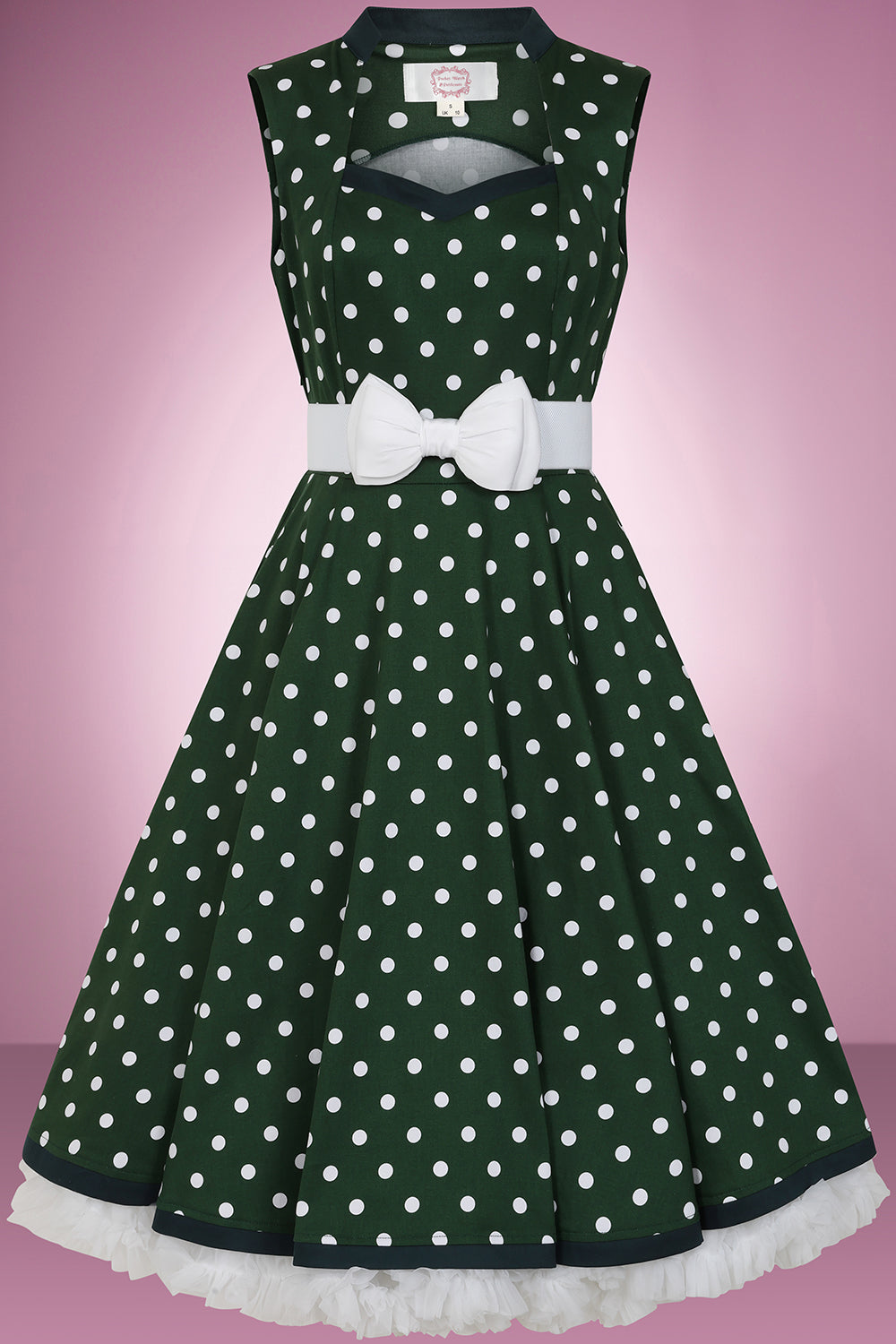 Purdy Polka Swing Dress