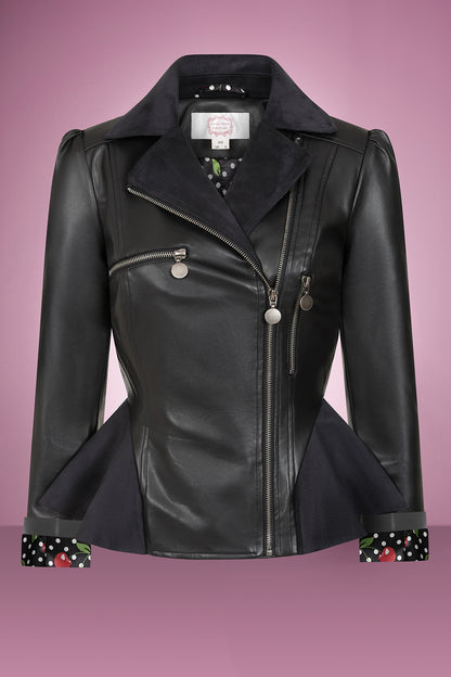 Rizzo Jacket with Cherry Lining