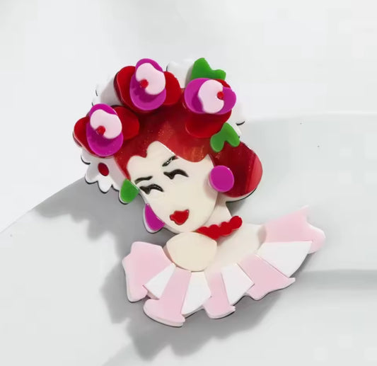 Flower Queen Brooch
