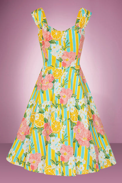 Tammie Tropical Swing Dress