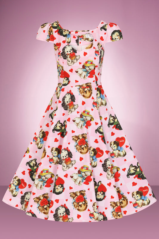 Puppy Perfect Swing Dress