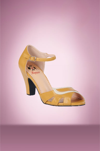 Maisie Mustard High Heels