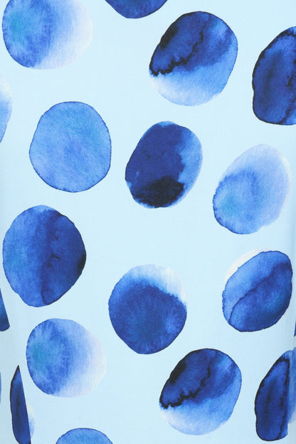 Watercolour Polka Swing Dress