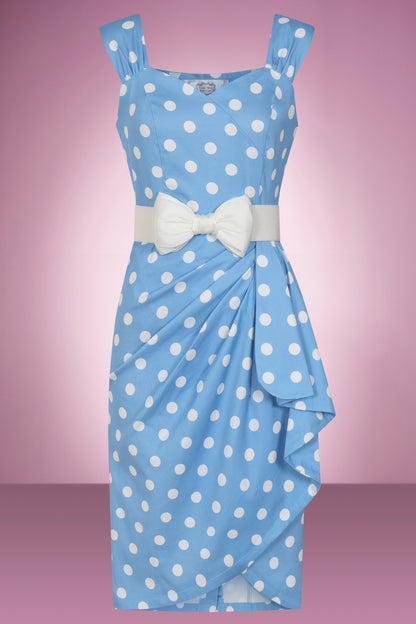 Betty Blue Waterfall Wiggle Dress