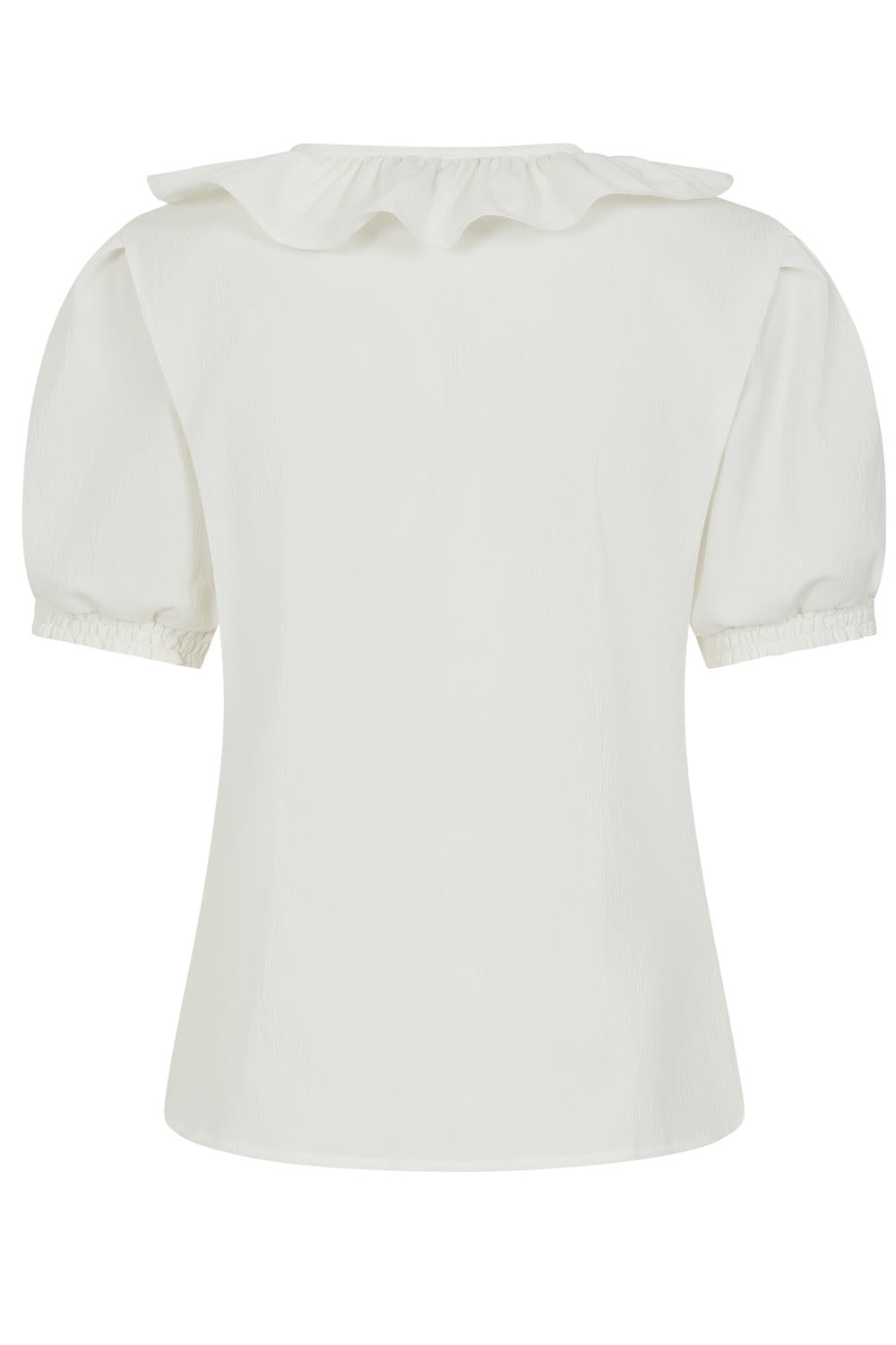 Veronica Frill Blouse in White