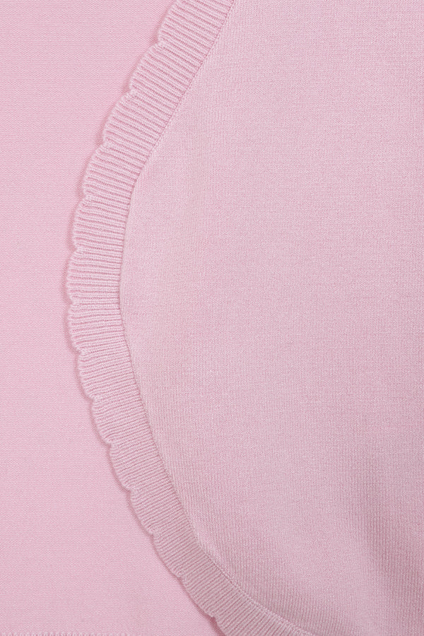 Baby Pink Briony Bolero Close Up of Detailing