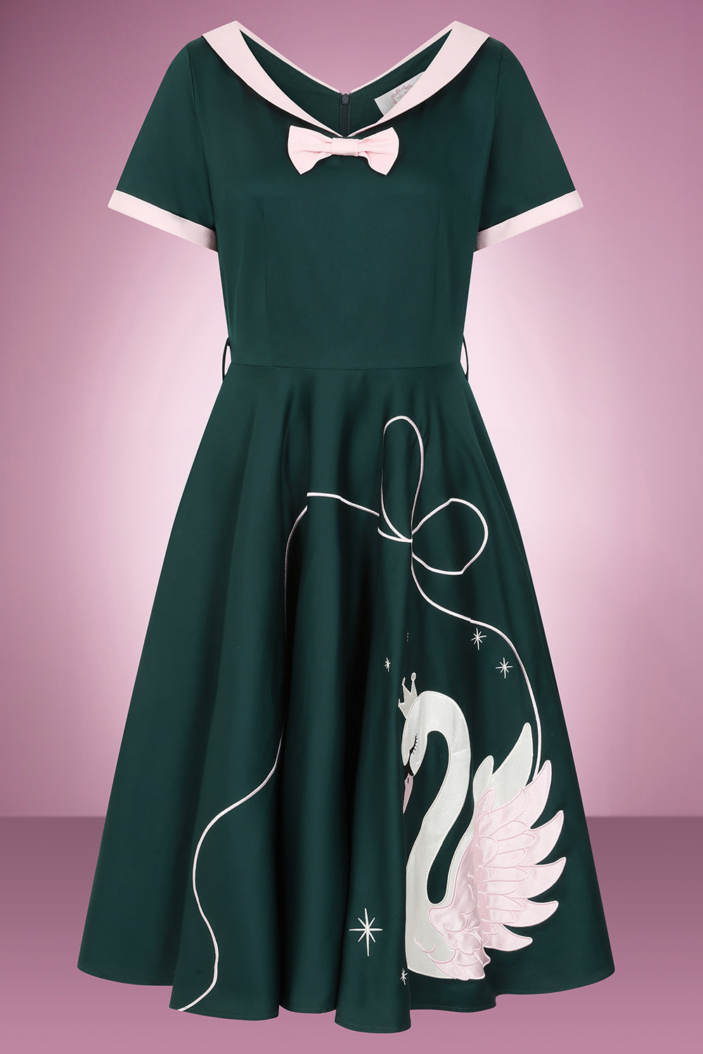 Swan Lake Serenade Swing Dress with matching Belt