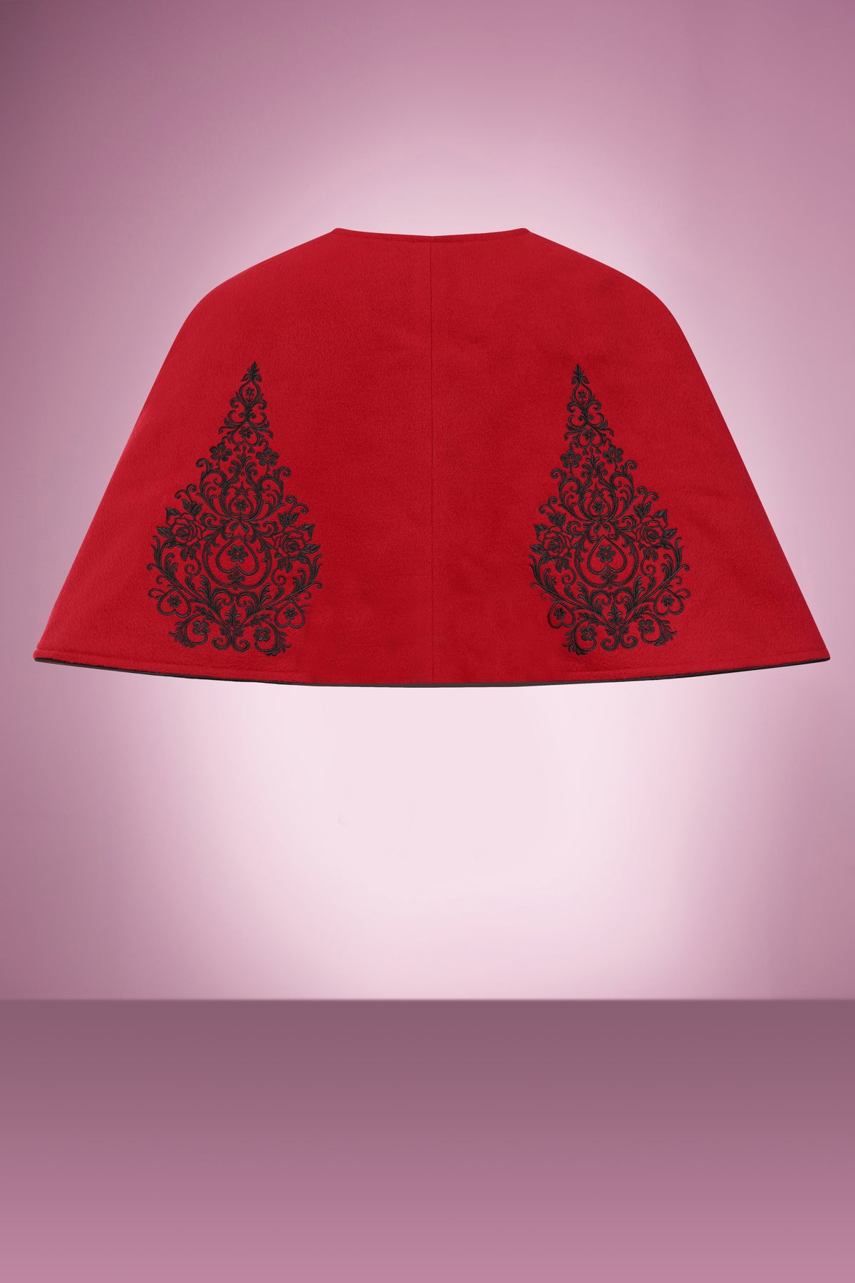 Forbidden Romance Embroidered Swing Coat and Cape PRE ORDER