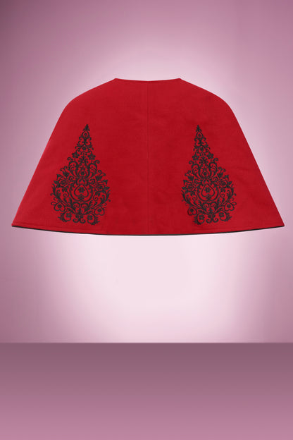 Forbidden Romance Embroidered Swing Coat and Cape PRE ORDER