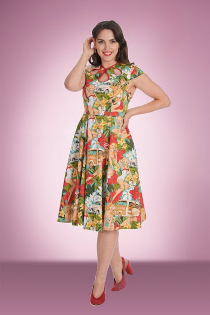 Aloha Hawaiian Swing Dress