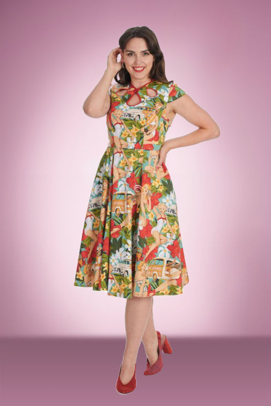Aloha Hawaiian Swing Dress