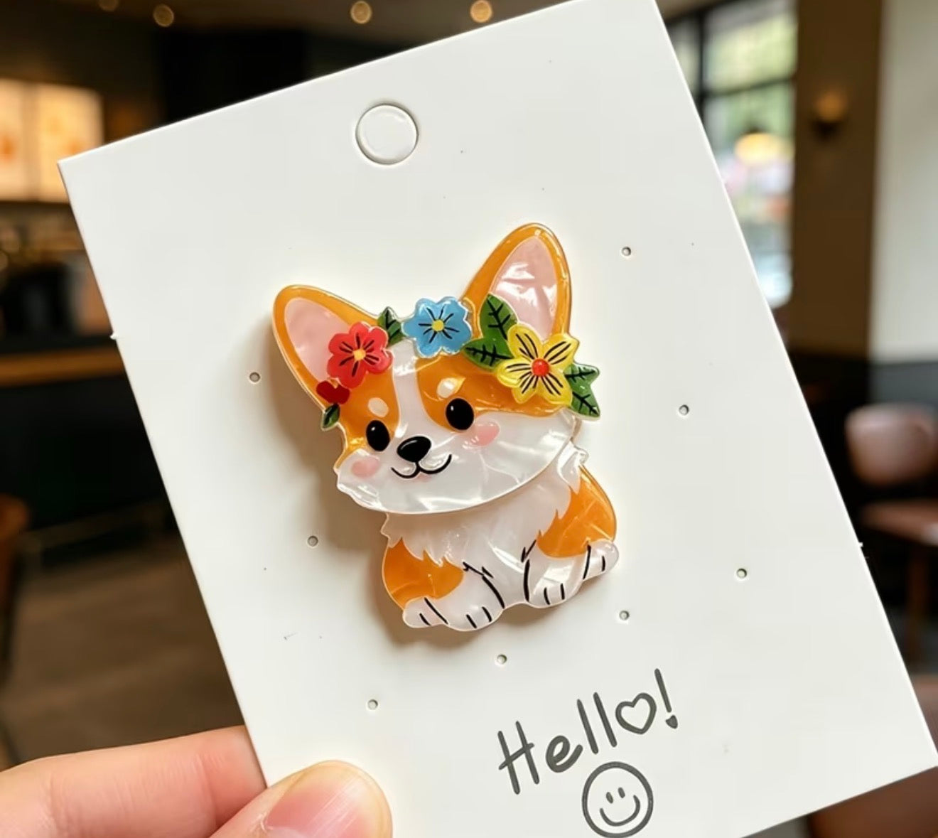 Corgi  Brooch