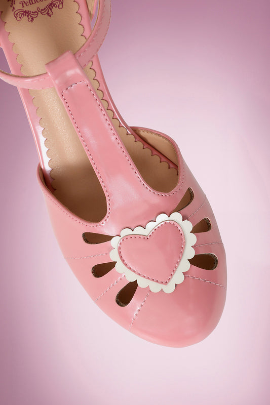 Amelia Heart Shoe in Pink PRE ORDER