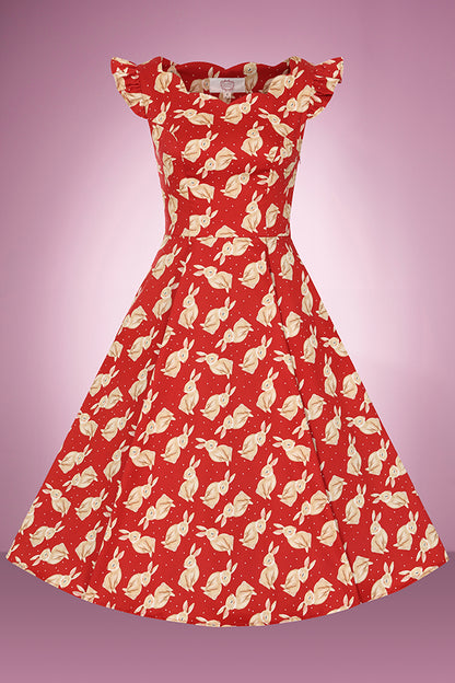 ‘Oh Bunny’ Swing Dress