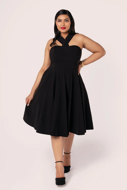 Gina G Swing Dress in Black
