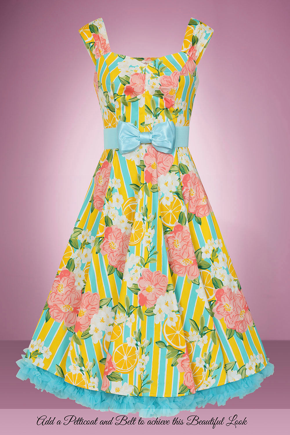 Tammie Tropical Swing Dress