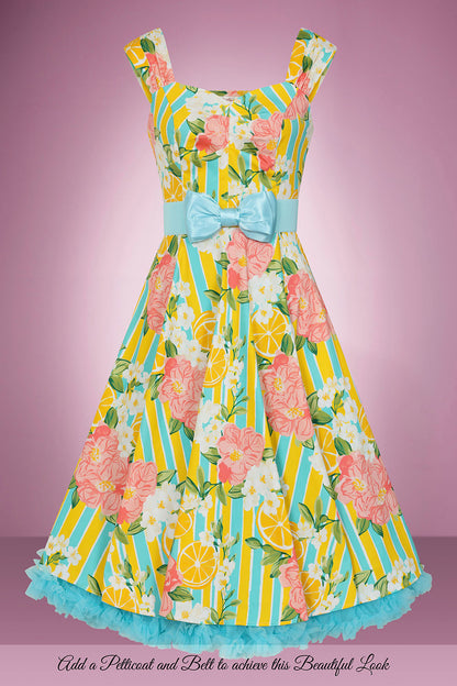 Tammie Tropical Swing Dress