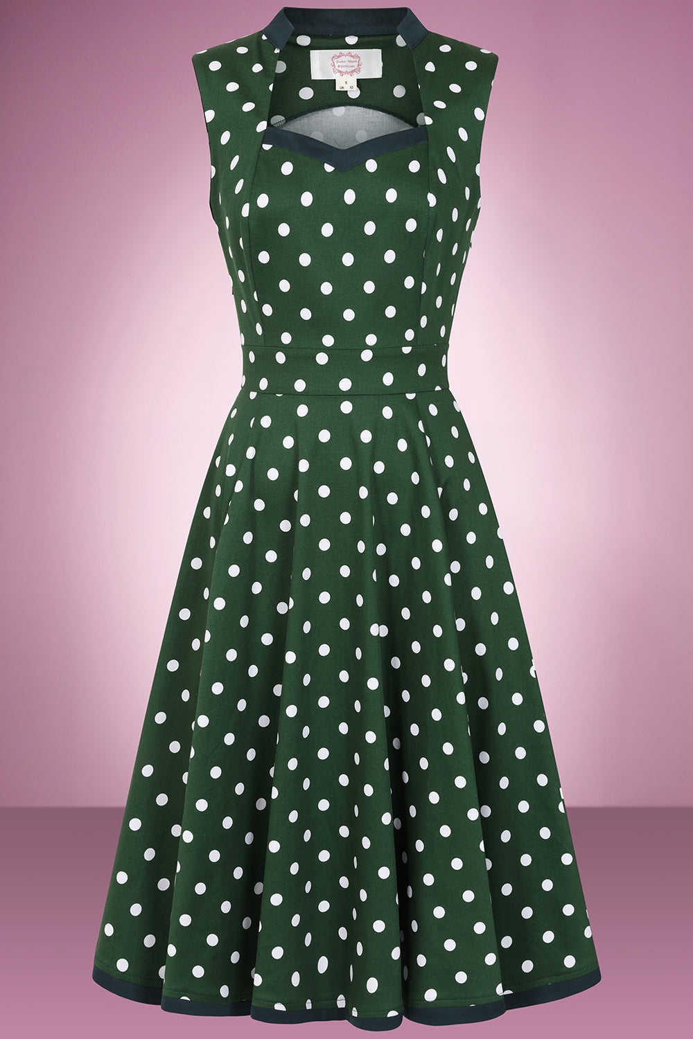 Purdy Polka Swing Dress