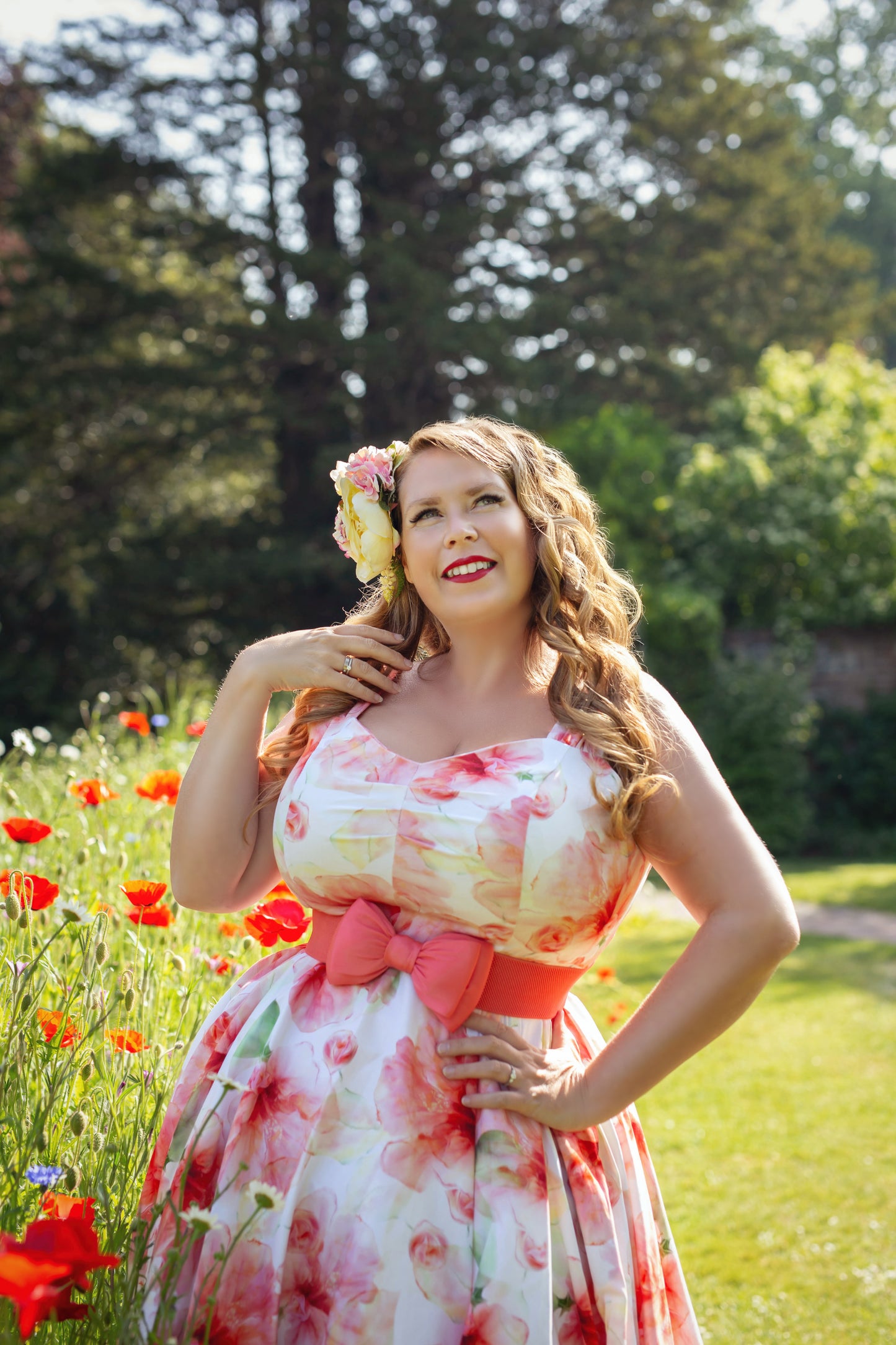 Peachy Keen Swing Dress