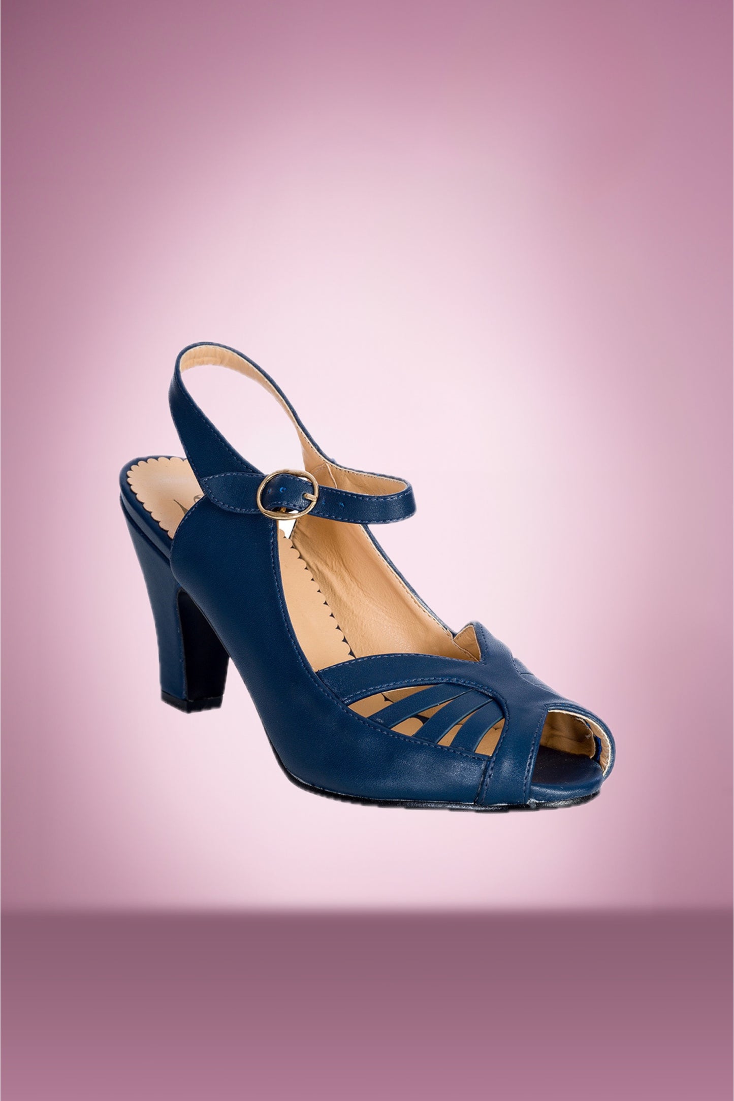 Navy Blue 40s Shoes