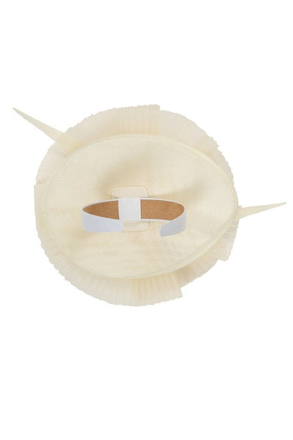 Eliza Fascinator - Ivory